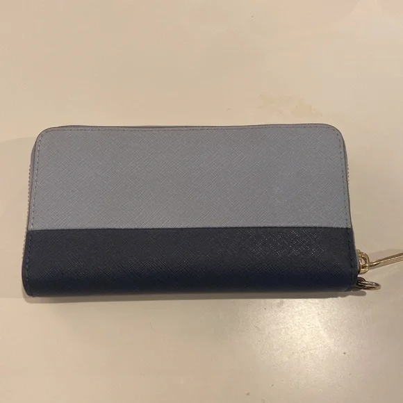 Michael Kors Two Tone Zip Around Wallet/Phone Case *MISSING WRISTLET STRAP* - Picture 2 of 9